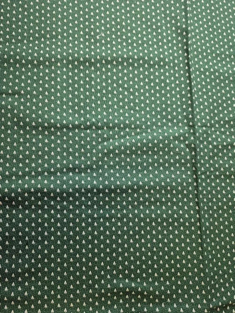 V.I.P. Print Cranston Green White Pine Tree Fabric 34x42”
